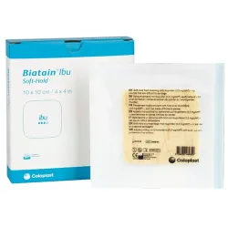 Biatain Ibu Schuimverband Coloplast niet-klevend | 10 x 20 cm
